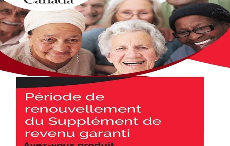 Période de renouvellement du supplément de revenu garanti (SRG)